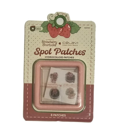 Celavi X Strawberry Shortcake Spot Hydrocolloid Patches with Case