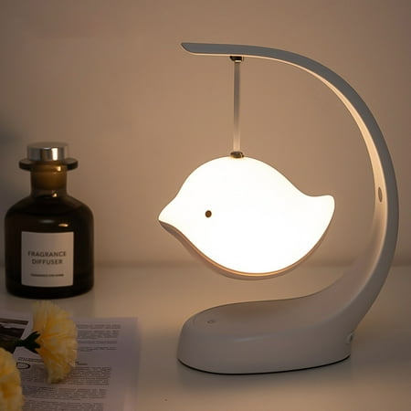 

Bird Night Light Adjustable Brightness Color USB Rechargeable Desktop Light