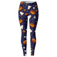 thumbnail image 4 of Leggings for Women Tummy Control Graphic‑Print High‑Waist‑Stretchy 7‑Length Slim‑Fit Workout Pants Fitness Clothing XL, 4 of 4