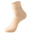 thumbnail image 6 of harmtty 10Pairs Socks Women Men Disposable Thick Silk Socks for Ice Rink Foot Bath,White, 6 of 7