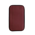 thumbnail image 2 of WZXPWT Waterproof Car Armrest Pad, Non-Slip Fiber Leather Console Cover for Most Vehicles, SUV/Sedan Interior Protector with Elastic Straps(Wine), 2 of 8