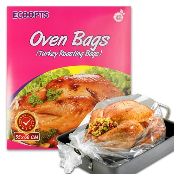 Sacs pour Four à Dinde, Grande Taille, Sans BPA, pour Cuisson et Rôtissage (Lot de 10)