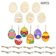 thumbnail image 3 of 60x Rebanadas de Huevos de Pascua Adorno de artesanía, Adornos de para adultos para colorear Regalos de manualidades para álbumes de, 3 of 9