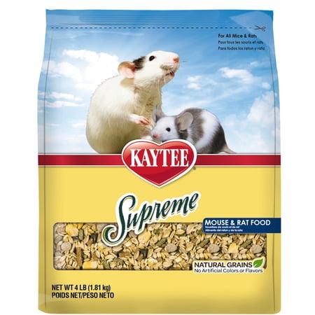 Kaytee Supreme Pet Mouse DHF10 and Rat Food, 4 lb
