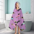 thumbnail image 6 of Cute Cartoon Dachshund Hooded Bath Towel，60"x35" for Ages 3 To 12 Kids, Quick Dry Lightweight Soft Microfiber Hood Beach Towel Cover Up for Kids, 6 of 7
