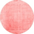 thumbnail image 1 of Ahgly Company Indoor Round Abstract Red Contemporary Area Rugs, 7' Round, 1 of 4