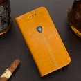 thumbnail image 1 of Luxury Magnetic Flip Cover Stand Wallet Leather Case For iPhone 12 / 12 Pro (Yellow), 1 of 7