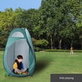 thumbnail image 4 of Portable Outdoor Pop - up Privacy Shelter Tent - Toilet, Dressing Room, Army Green, 4 of 16