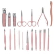 thumbnail image 2 of Not Easy To Rust Nail Cutter, Nail Clippers Set, High-Quality Materials Beauty Salon Manicure Store Salon Shop For Home 18pcs Rose Gold, 2 of 8