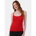 thumbnail image 2 of No Boundaries Ribbed Cami Top, 1 or 5-Pack, Women's, 2 of 10
