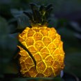 thumbnail image 1 of Lámpara De Césped De Piña Lámpara solar de piña para césped, IP55, resina artesanal, estatua de piña, luz de jardín (marrón), 1 of 7