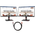 thumbnail image 1 of Monitor Lenovo ThinkVision S24i-30, 23,8 pulgadas, FHD, 100 Hz, IPS, paquete de 2, 1 of 9