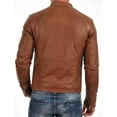 thumbnail image 2 of New Men Designer Genuine Lambskin Soft Biker Leather Jacket A155, 2 of 3