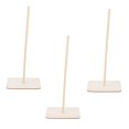 thumbnail image 3 of WEUVEB 3 Sets of Multi Set Donut Rack Wood Storage Stands for Families Kitchen, 3 of 8