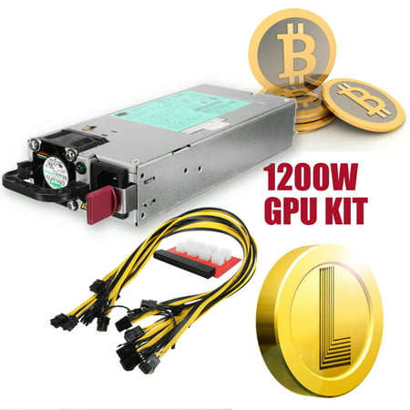 1200\900 Watt Power Supply for GPU Open Rig powersupplie Mining Ethereum BTC (Best Hashrate Per Watt Gpu)