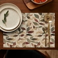 thumbnail image 5 of Butterfly and Bee Table Mats Set of 4, Wrinkle Free Heat Resistant Flax Placemats for Rustic Garden Dining Room, 5 of 6