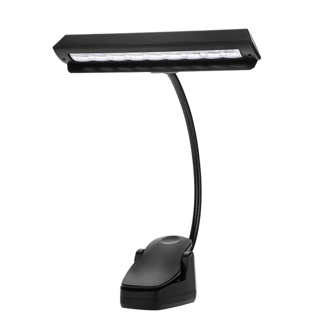 Luz de libro ANGGREK luces de piano flexibles portátiles con clip