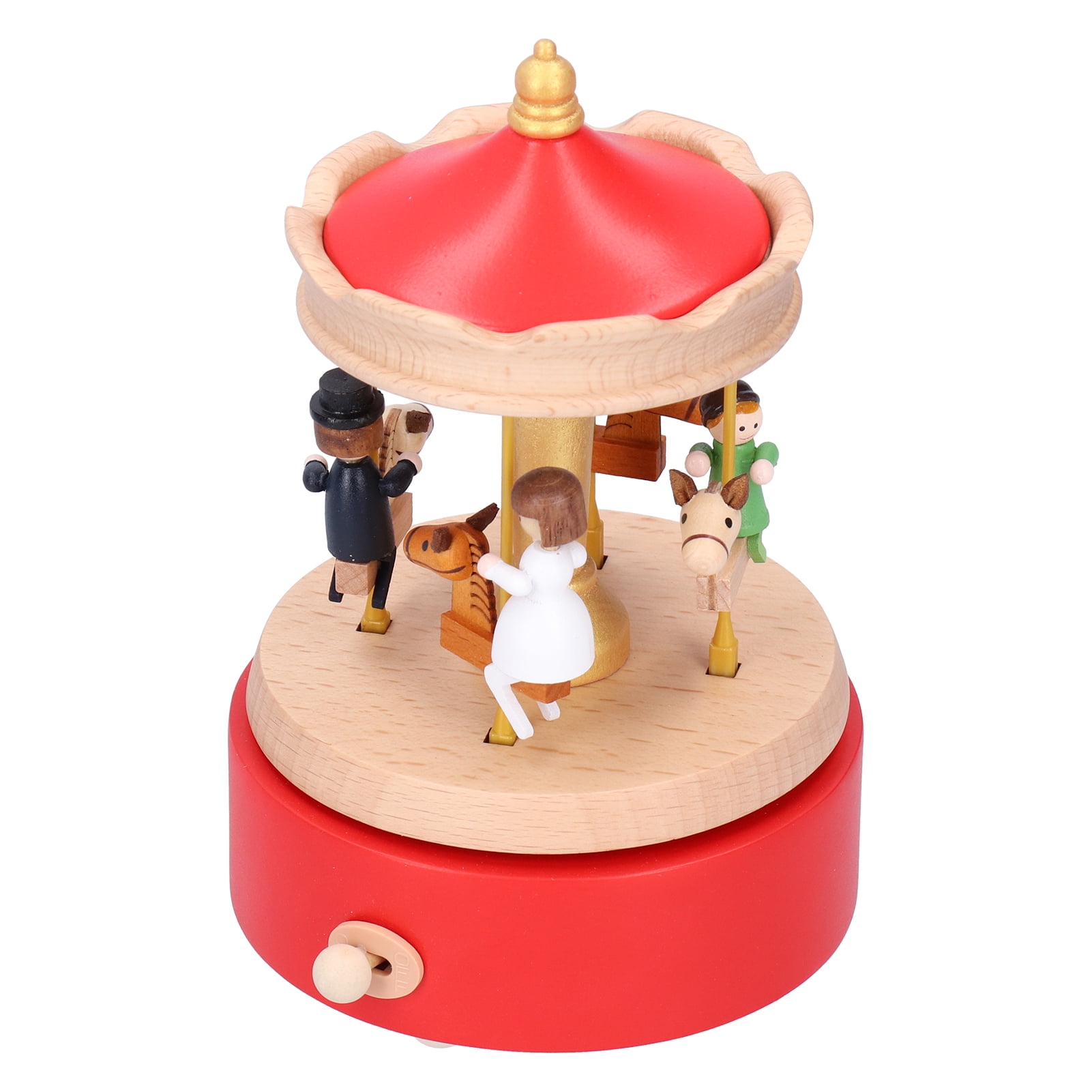 Music Box, Wooden Horse Music Box Wood Music Box, For Bedroom Living Room