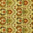 thumbnail image 1 of Ahgly Company Indoor Square Abstract Yellow Modern Area Rugs, 3' Square, 1 of 4