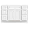 thumbnail image 5 of 48 in. W x 21 in. D x 32.5 in. H Bath Vanity Cabinet without Top in White, 5 of 5
