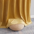 thumbnail image 6 of THD Maria Premium Soft Velvet Back Tab Rod Pocket Window Treatment Curtains for Bedroom & Living Room - Set of 2, 6 of 7