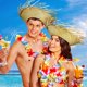 thumbnail image 4 of Sombrero Hercicy Hawaiian Luau Pava de Straw Hats, 10 unidades, para adultos, 4 of 6