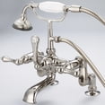 thumbnail image 2 of Water Creation F6-0008-05-PL Polished Nickel Deck Mount Bathroom Tub Faucet, 2 of 5