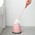 thumbnail image 3 of Vggrvlo Toilet Brush and Holder Set Toilet Cleaner Brush for Deep Cleaning Under Rim Space Saving for Storage for Bathroom Cleaning, 3 of 8