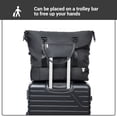 thumbnail image 6 of Travelhouse 5-Piece Hardside Luggage Set Spinner Lightweight Suitcase with TSA Lock & Duffel Bag,Black, 6 of 10
