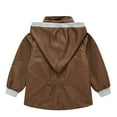 thumbnail image 2 of LSLJS Baby Pure Color Children's Windbreaker Hat Detachable Cute Western Style, Kids Jacket, 2 of 9