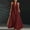 Wine, variant on Women's Sleeveless Flowy A-Line Dress V-Neck Solid Color Casual Summer