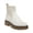 White, variant on Womens Maxxine Faux Leather Casual Ankle Boots