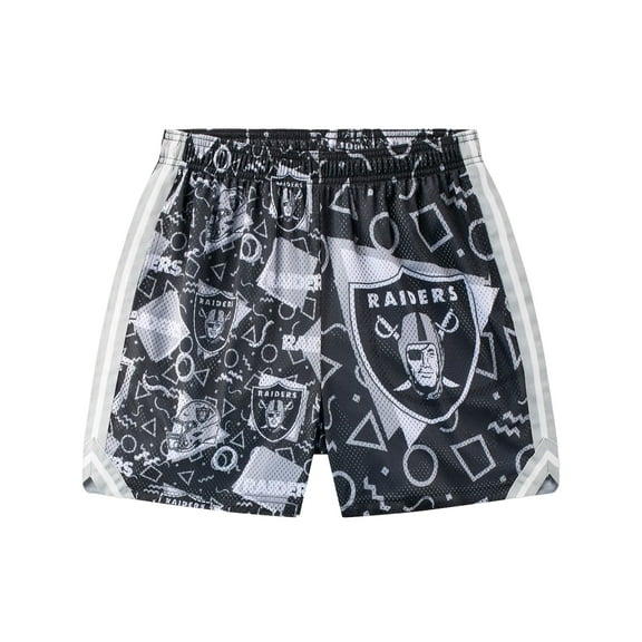 Men's Chubbies Black Las Vegas Raiders Mesh Shorts