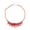 Red Glass, variant on Magic Glass Mix Silvertone Beaded Necklace for Women Jewelry for Women Size 20" Birthday Christmas Gifts