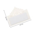 thumbnail image 2 of Minkissy 50Pack Dinner Name Place Cards in White for Wedding and Festivals, 2 of 5