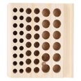 thumbnail image 3 of Watch Repair Tool Holder, Watchmaker Tool Storage Rack Wood Material Long Lasting Exquisite Workmanship 46 Hole Design Simple Appearance  For Watches, 3 of 8