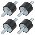 thumbnail image 1 of Dosaele Shock Absorber 4 Pcs Cylindrical Vibration Isolator Shocks Absorbers Durable Rubber, 1 of 6