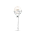 thumbnail image 6 of ANGARA Freshwater Cultured Pearl Olive Leaf Bypass Ring in 14K White Gold for Women | June Birthstone, Birthday, Anniversary, Jewelry Gift for Women | Pearl Ring, 6 of 12