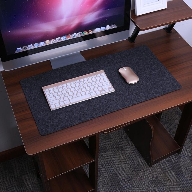 Felt Cloth Desk Pad Computer Mat Keyboard Pad Game Mouse Pad for Home and Office