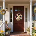 thumbnail image 2 of Easter Bunny Door Hanger Holiday Welcome Sign for Front Door Home Porch, 2 of 6