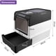thumbnail image 2 of Caja de Arena para Gatos, Arenero Plegable para Gato con Tapa, Caja de Arena para Gatos Autolimpiable con Luz Ultravioleta, Bolsa y Pala para Arena, Caja de Arena para Gatos Antiolores, 2 of 8