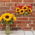 thumbnail image 3 of Vintage Sunflower Metal Tin Sign, Farmhouse Country Retro Wall Art Plaque, 8 x 12 Inch for Home Kitchen Cafe Bar Restaurant Garage Decor, 3 of 6