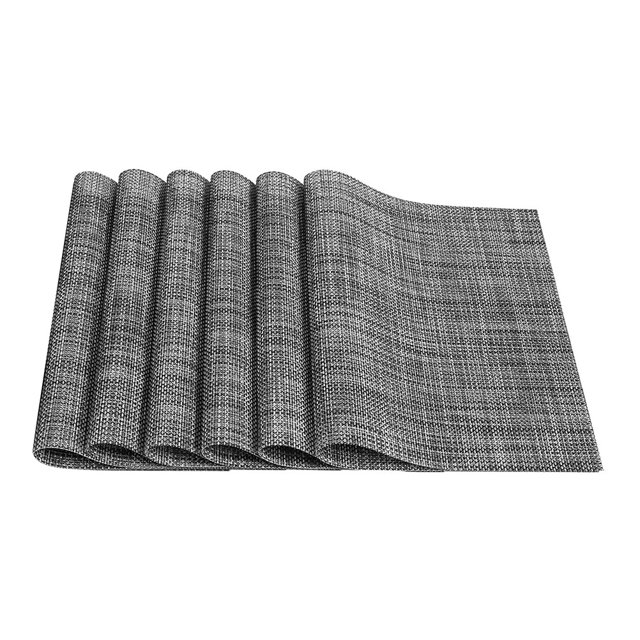 unbranded 6Ud Manteles De PVC Para Decorativos Y Resistentes Uso En Cocina