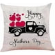 thumbnail image 4 of Mothers Day Cushion Covers Set of 4 Black Red Pink Throw Pillow Covers 18 x 18 inch, 4 of 5