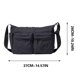 thumbnail image 4 of Bolso bandolera casual | Mochila de hombro para ordenador de gran capacidad | Bolsa de deporte bandolera multibolsillo para mujer | Nylon impermeable y resistente al desgaste | Correa ajustable | Se, 4 of 9