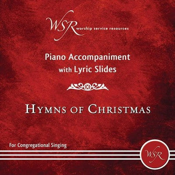 Audio Cd-Hymns Of Christmas-Piano Accompaniment With Lyric Slides Dvd