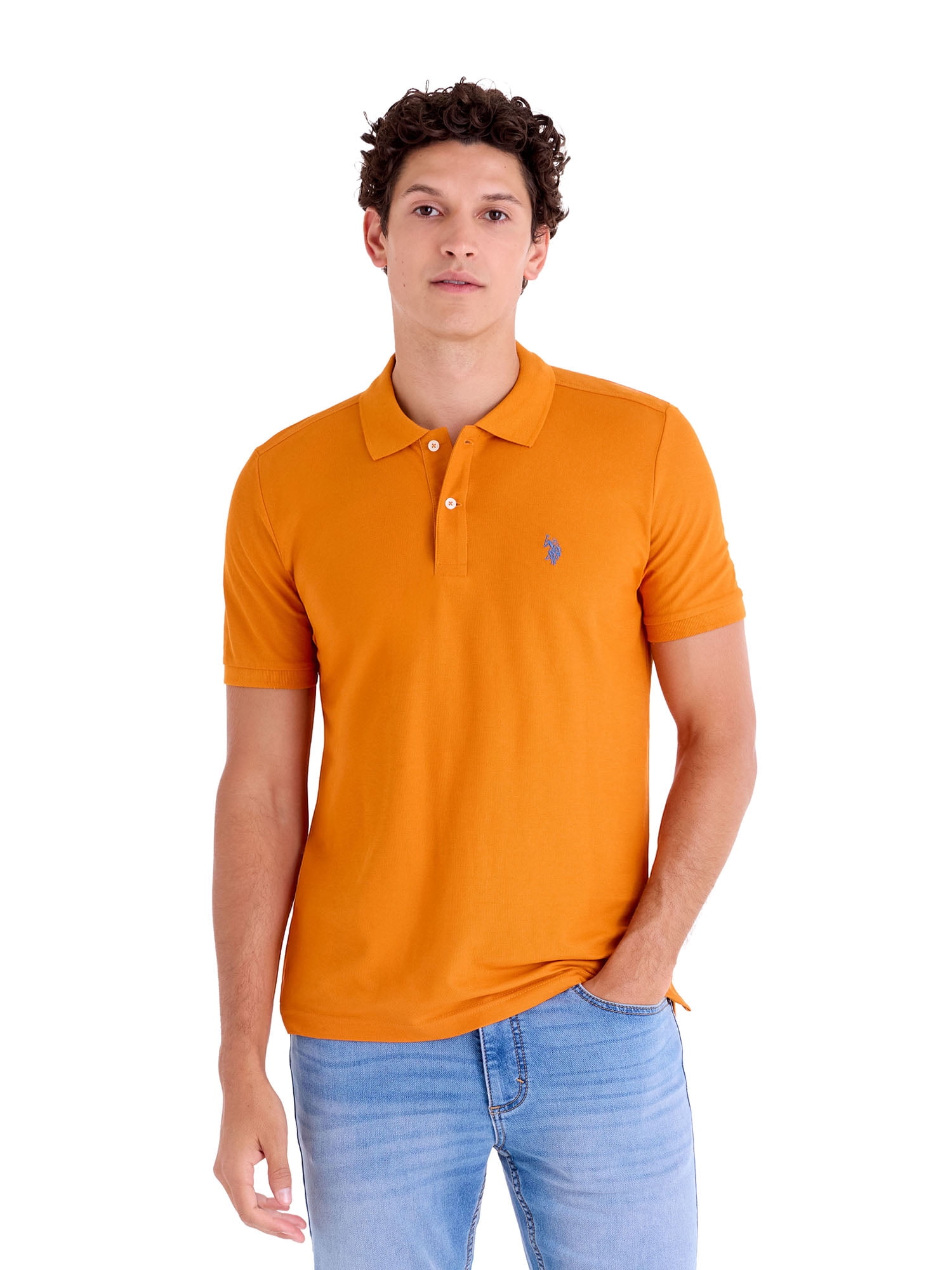 U.S. Polo Assn. Men's Performance Pique Polo Shirt