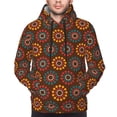 thumbnail image 2 of Bingfone 60s and 70s Aesthetic1 Men's Drawstring Hoodie Long Sleeve Pocket Sweatshirts-Small, 2 of 6