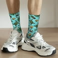 thumbnail image 6 of KLL Pineapple Sea Turtle Print Cool Socks Men's Women's Crew Socks Funny Crazy Novelty Stockings, 6 of 6