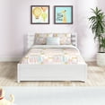thumbnail image 5 of Bellemave Full Size Wood Platform Bed, Full Bed Frame with Headboard and 4 Drawers, Platform Bed for Boys, Girls, No Box Spring Needed ,White, 5 of 10